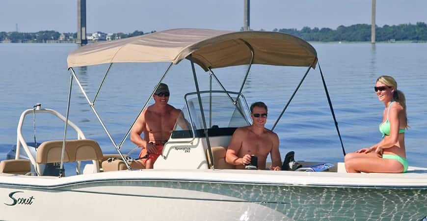 195 Sportfish Bimini Top