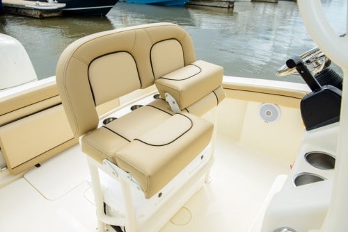 215XSF leaning post with one bolster down