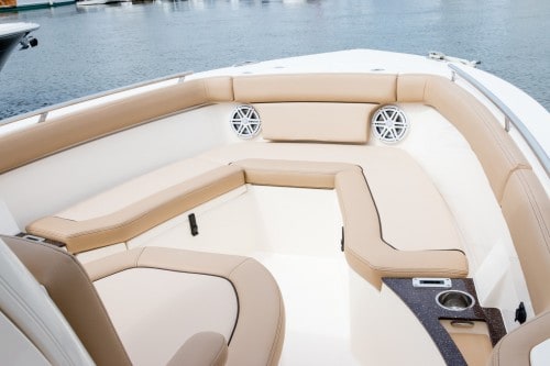 235XSF bow seating without backrest