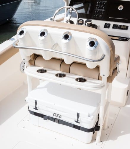 235XSF leaning post cup holders