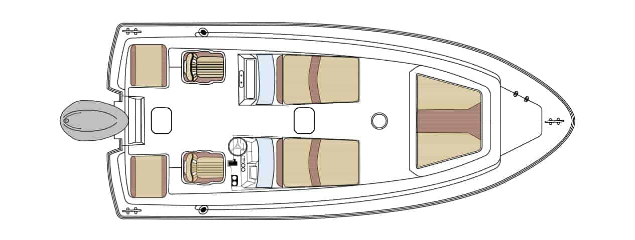 175 Sport Dorado Overhead Rendering