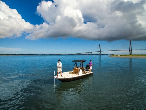 231XS fishing drone shot