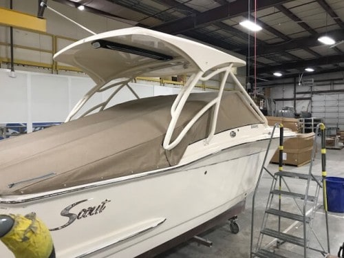 255D canvas shot from rear profile