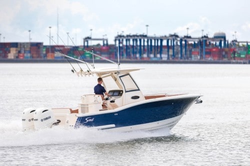 277 LXF running on water