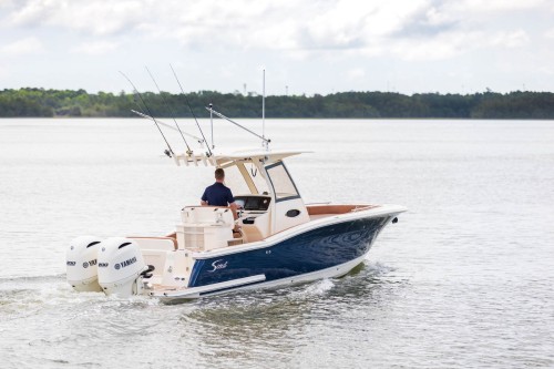 277 LXF running on water