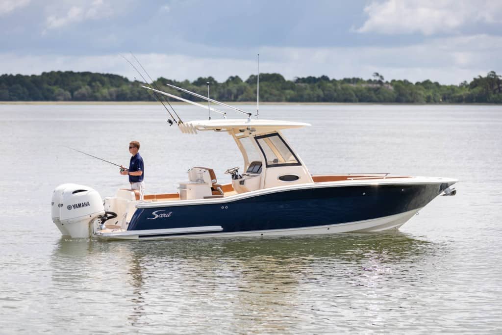 Man fishing on 277 LXF