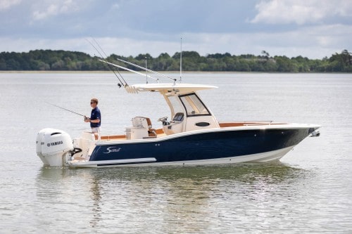 Man fishing on 277 LXF