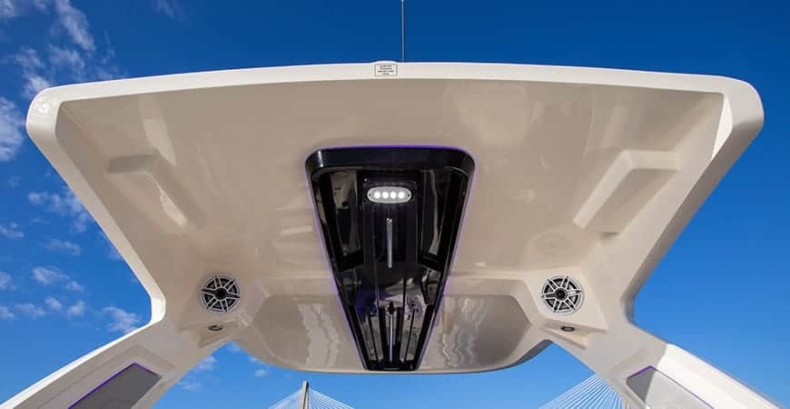 Custom Fiberglass Built-in Hardtop