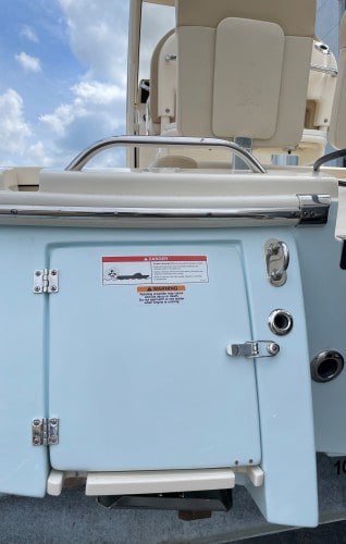 swim ladder door access